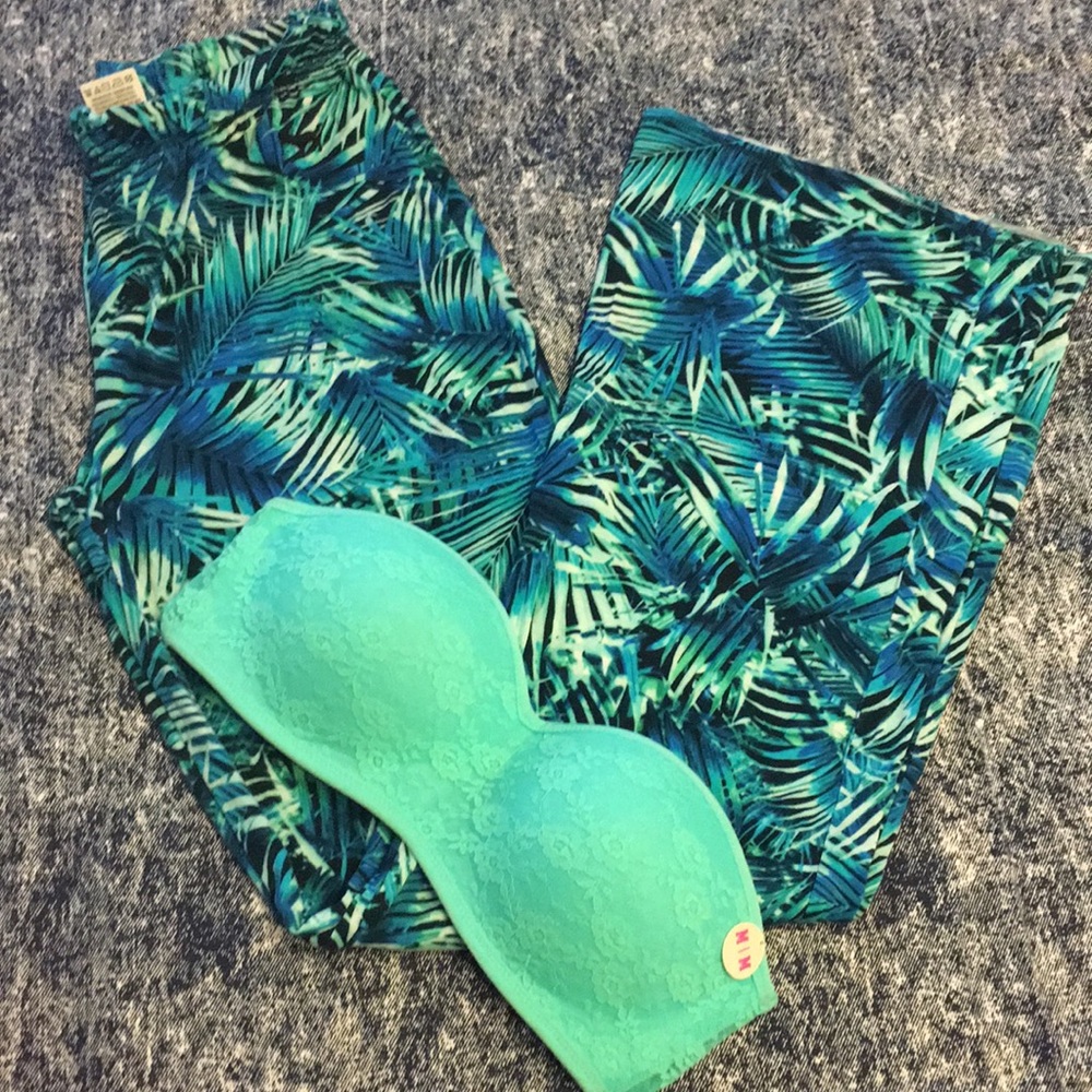 Pink Victoria's Secret collection pant and ban due